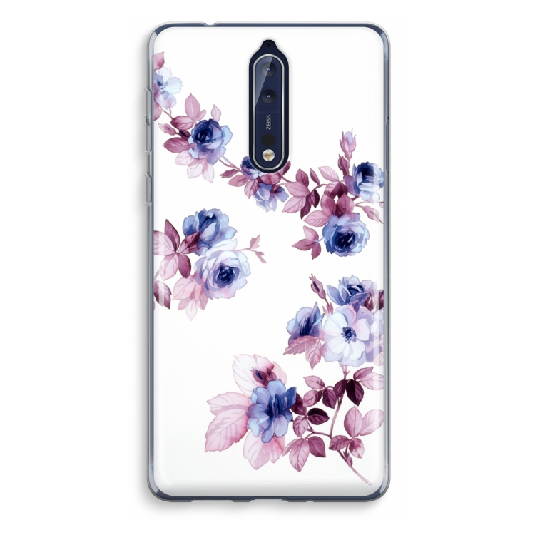 Water paint flowers