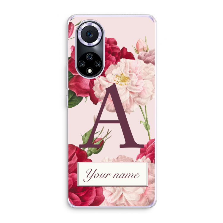 Spring florals pink roses