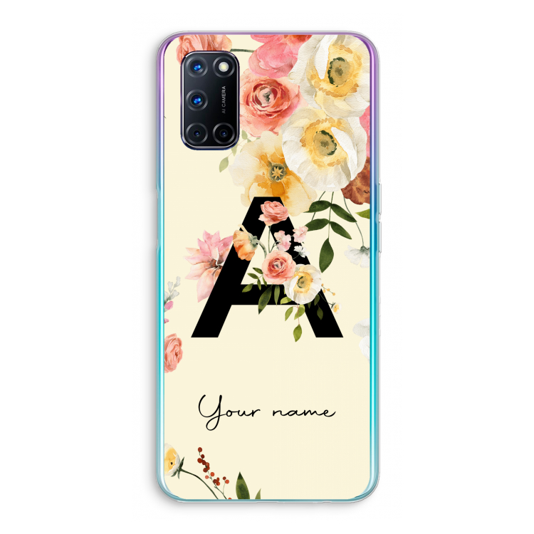 Flirty Flowers Monogram