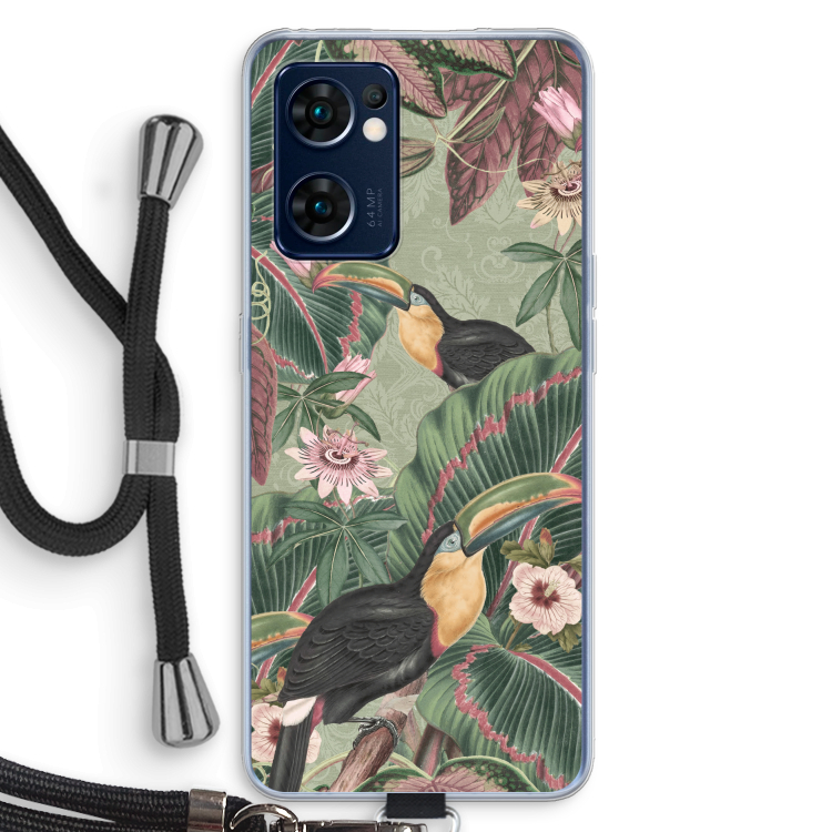 Tropical jungle toucan