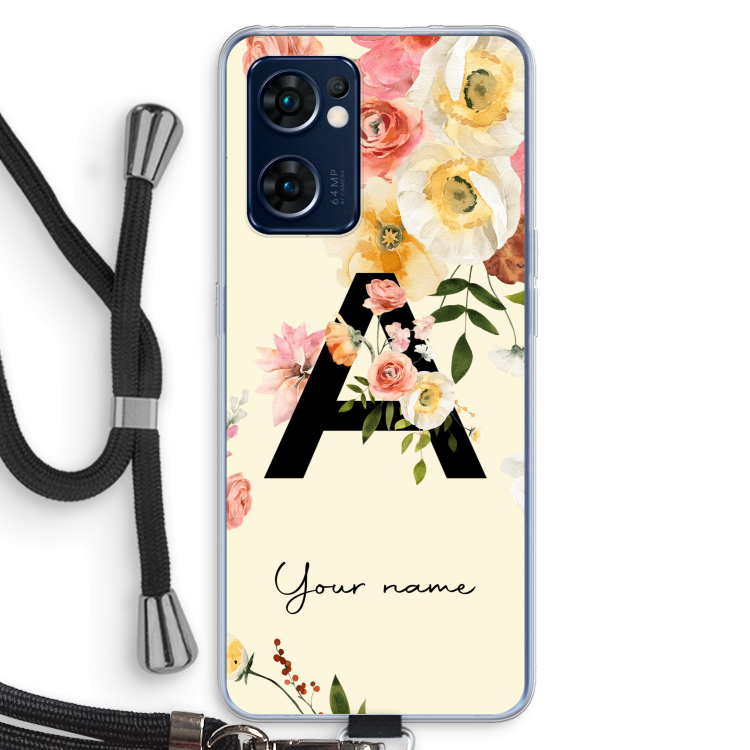 Flirty Flowers Monogram