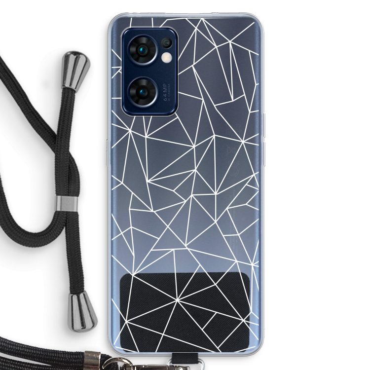 Geometric lines white