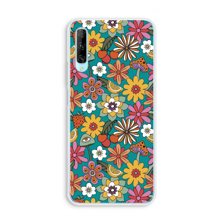 Flores Retro N°2 - Azul