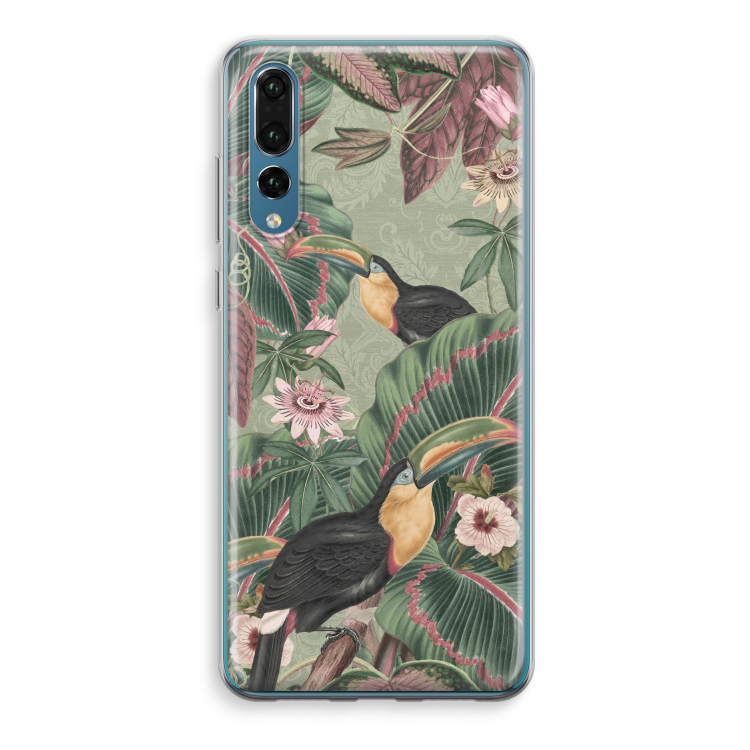 Tropical jungle toucan