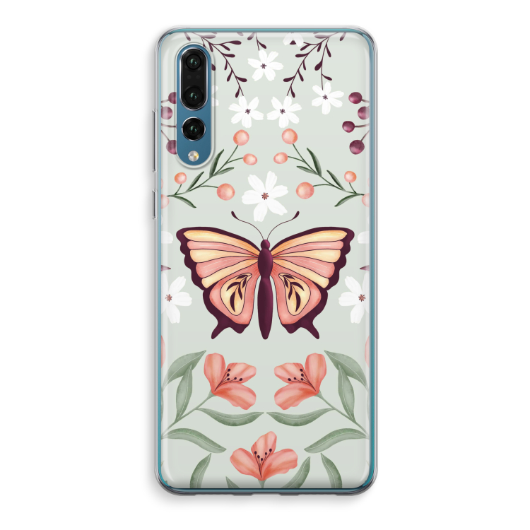 Butterfly in a floral world