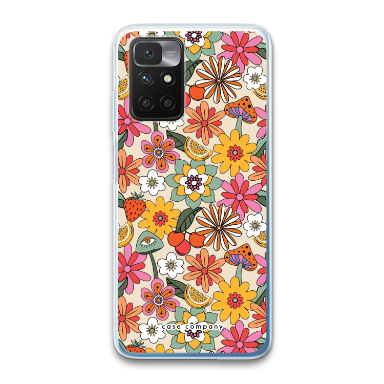 Retro bloemen N°2 - Geel