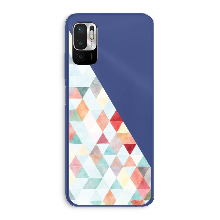 Coloured triangles pastel