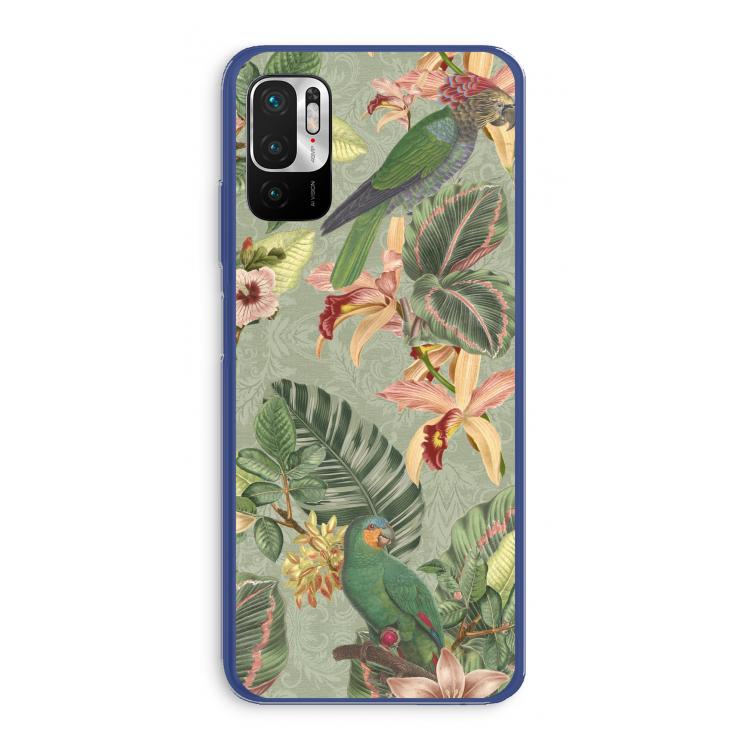 Tropical jungle parrot