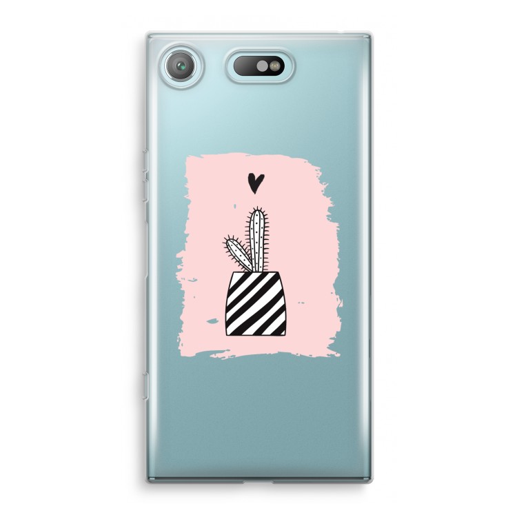 Black and white cactus