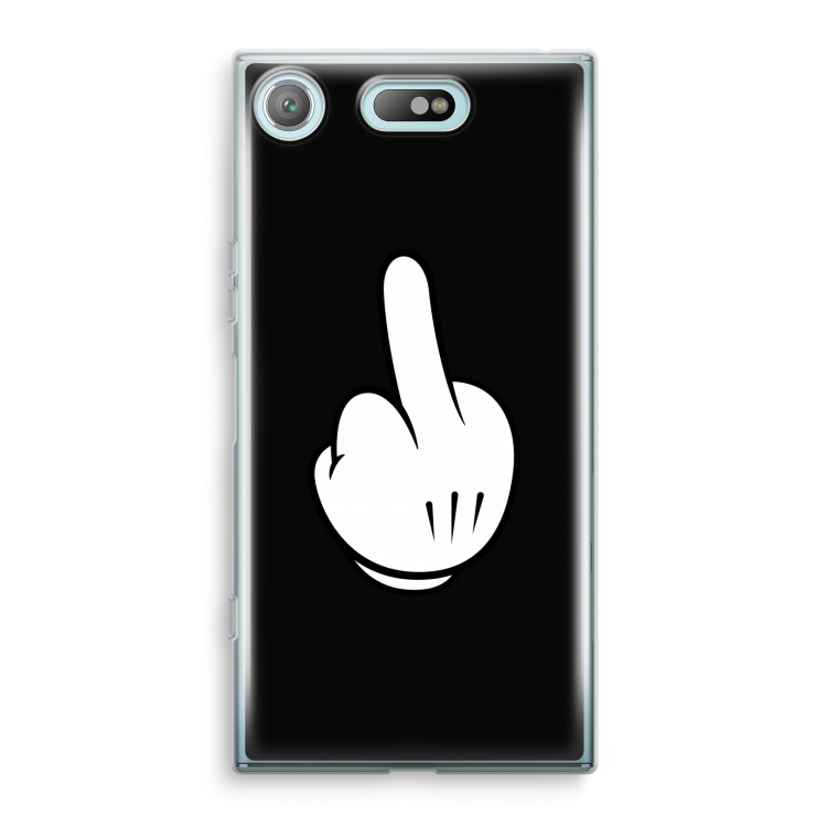 Middle finger black