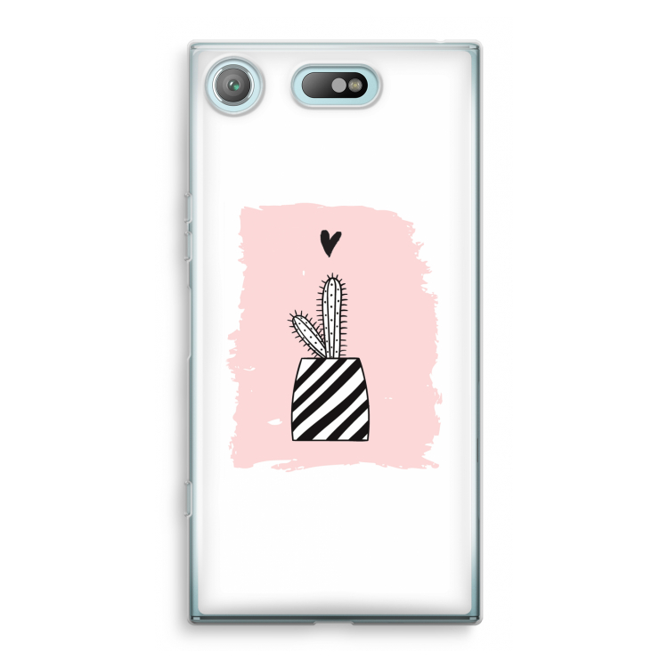 Black and white cactus