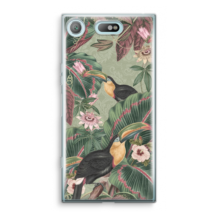 Tropical jungle toucan