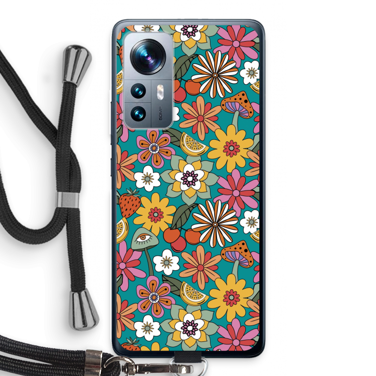 Retro Flowers N°2 - Blue