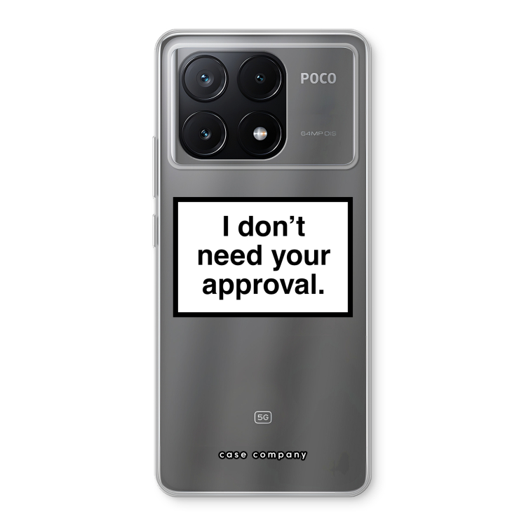 Don't need approval