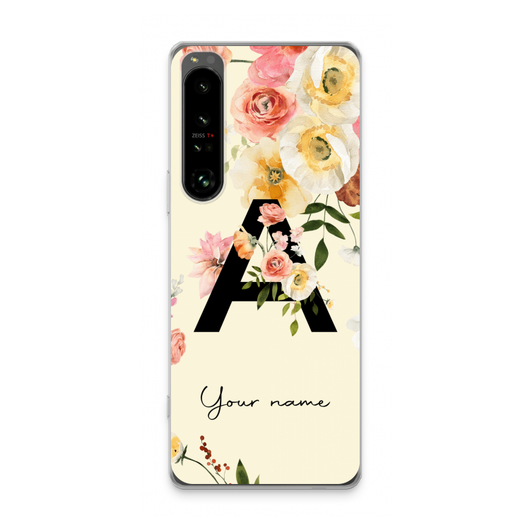 Flirty Flowers Monogram