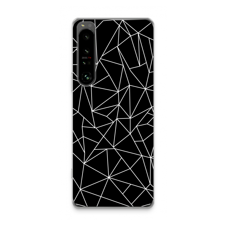 Geometric lines white