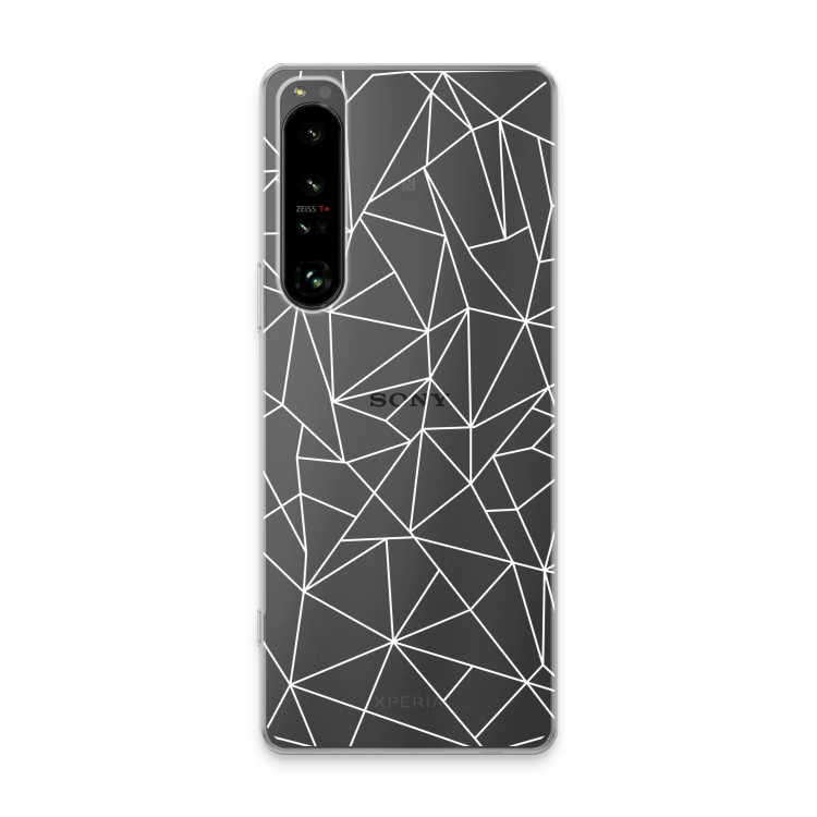 Geometric lines white