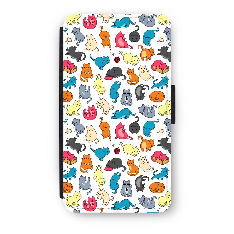 Colourful cats