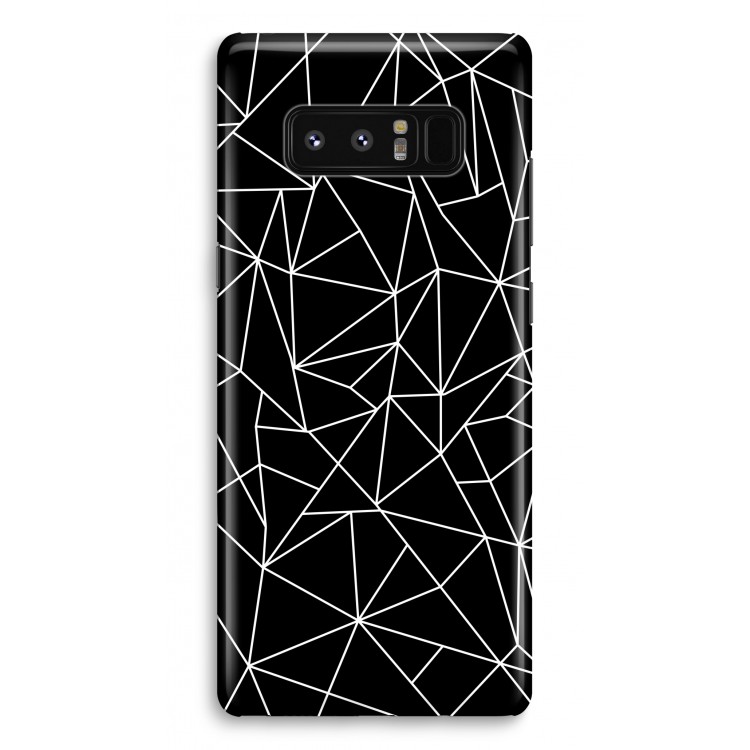 Geometric lines white