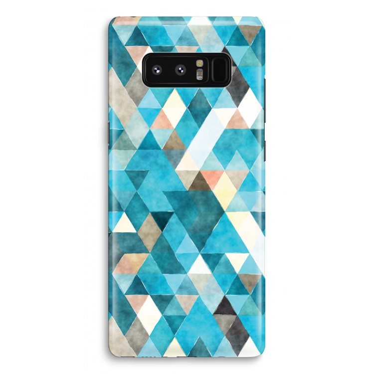 Coloured triangles blue