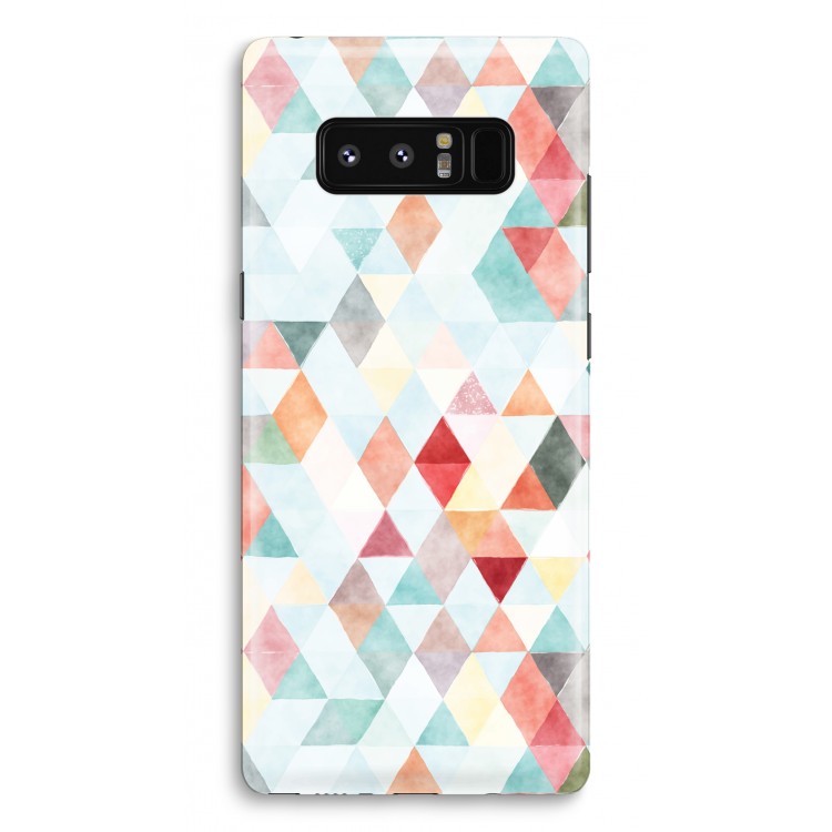 Coloured triangles pastel