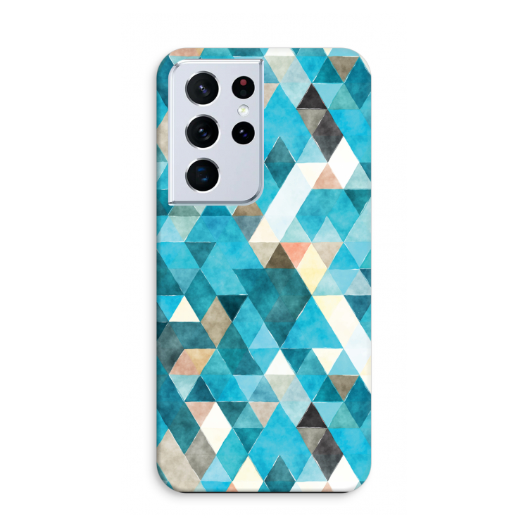 Triangoli Colorati in Blu