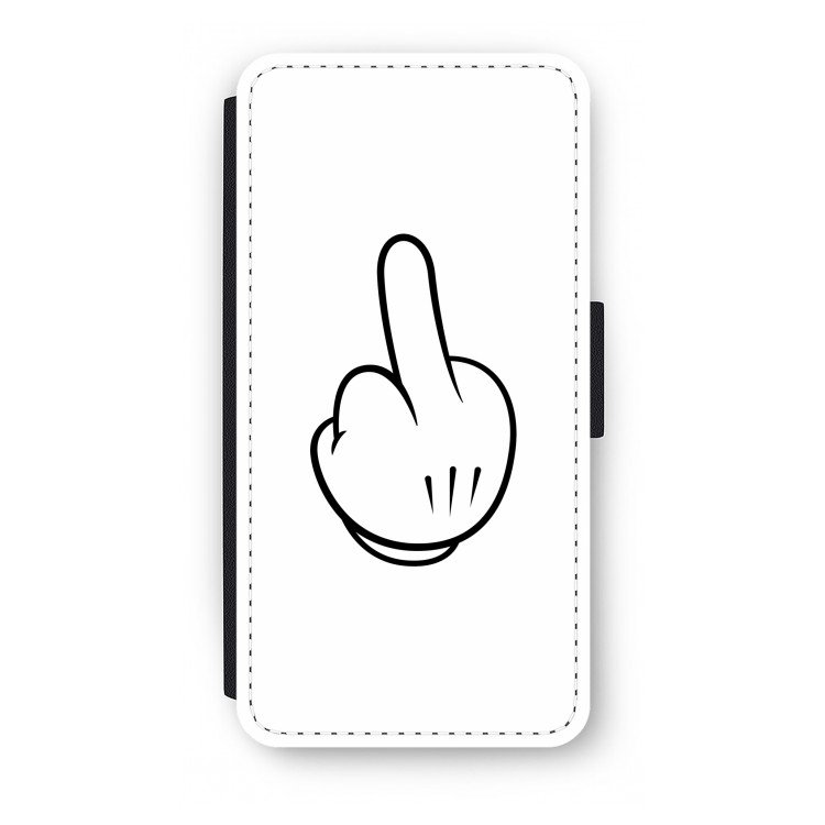 Middle finger white