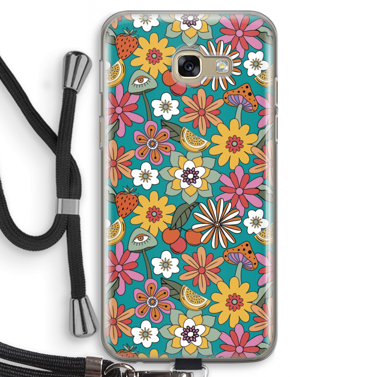 Retro Flowers N°2 - Blue
