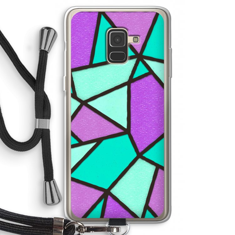 Glas in lood - Paars