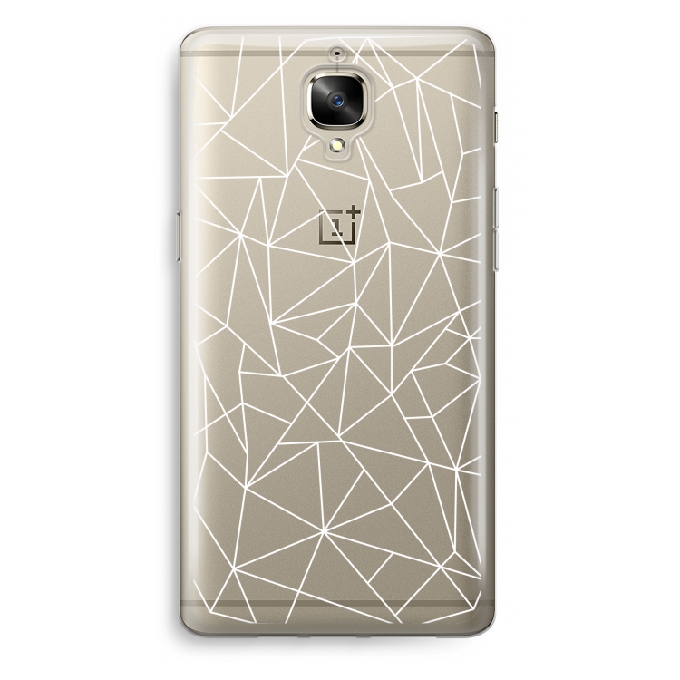 Geometric lines white