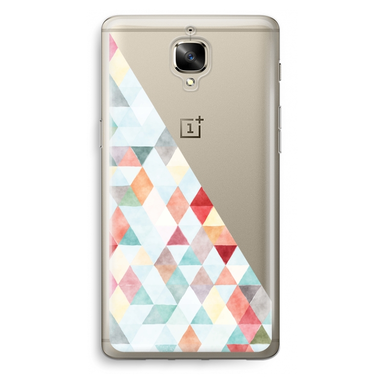 Coloured triangles pastel
