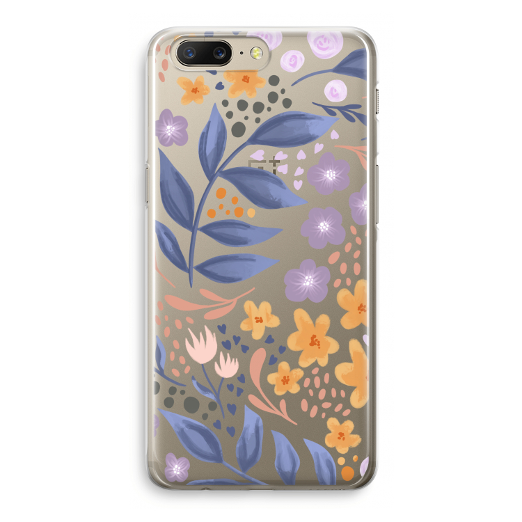 Flowers with blue leaves