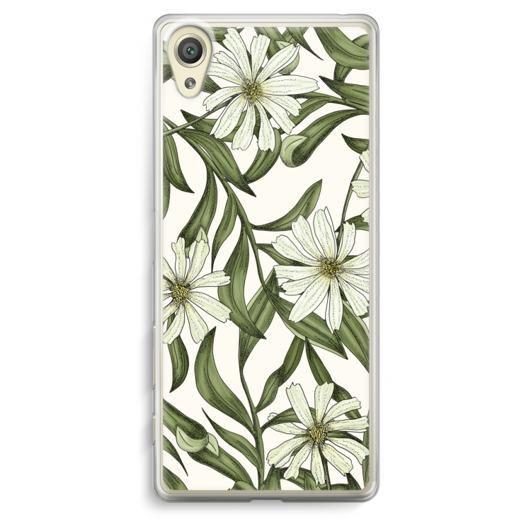 White flower pattern