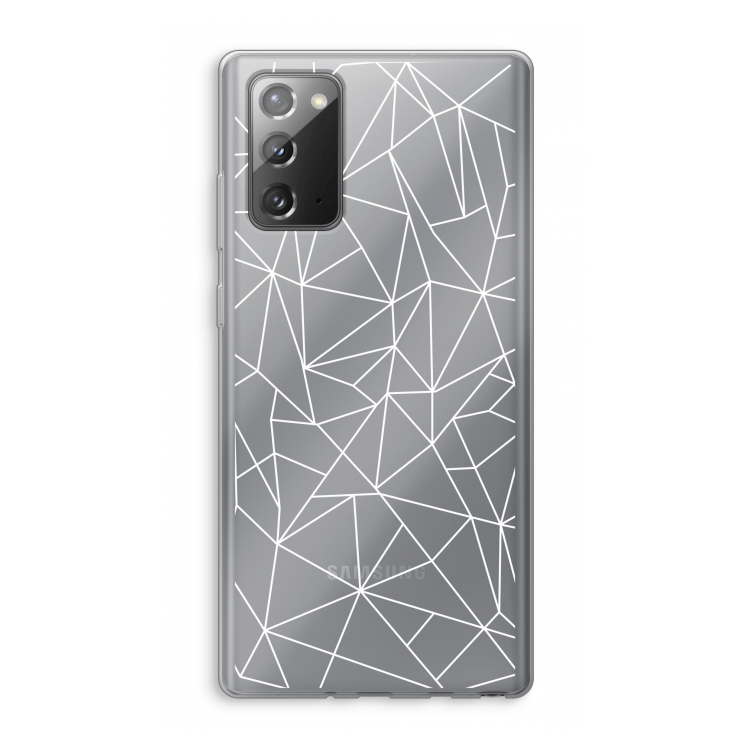 Geometric lines white