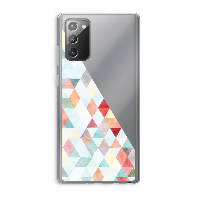 Coloured triangles pastel