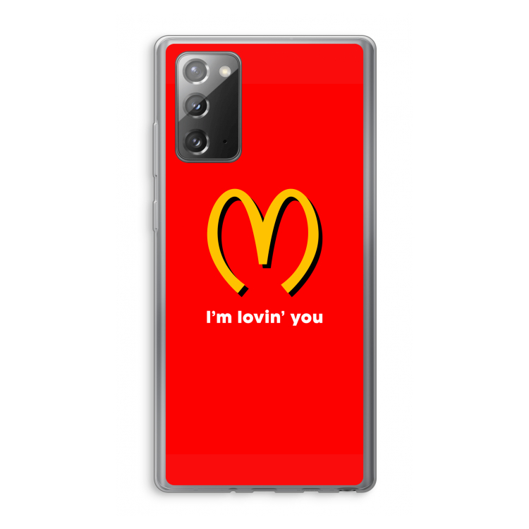 I'm lovin' you