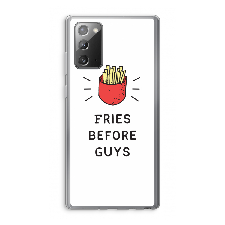 Fries before guys