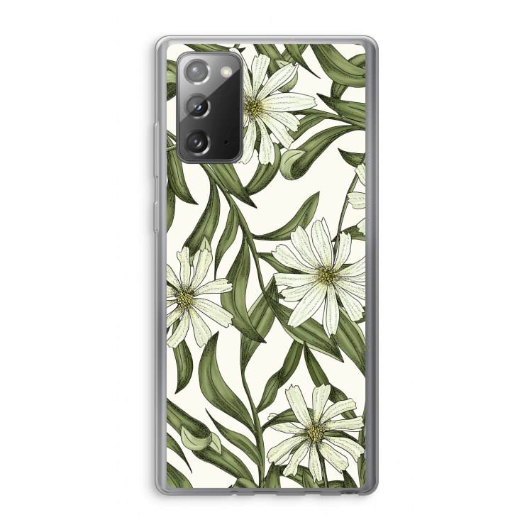 White flower pattern