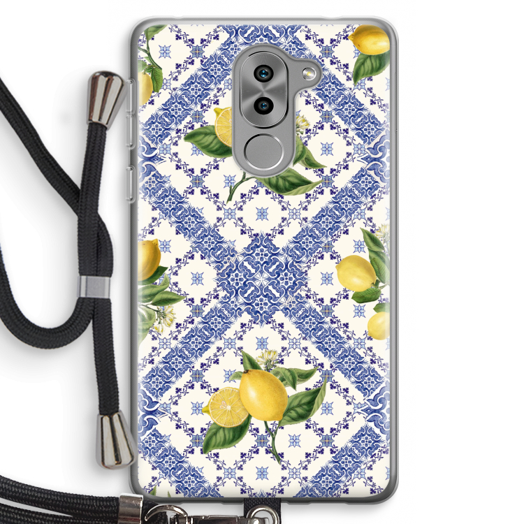 Blauwe tegels en citroenen