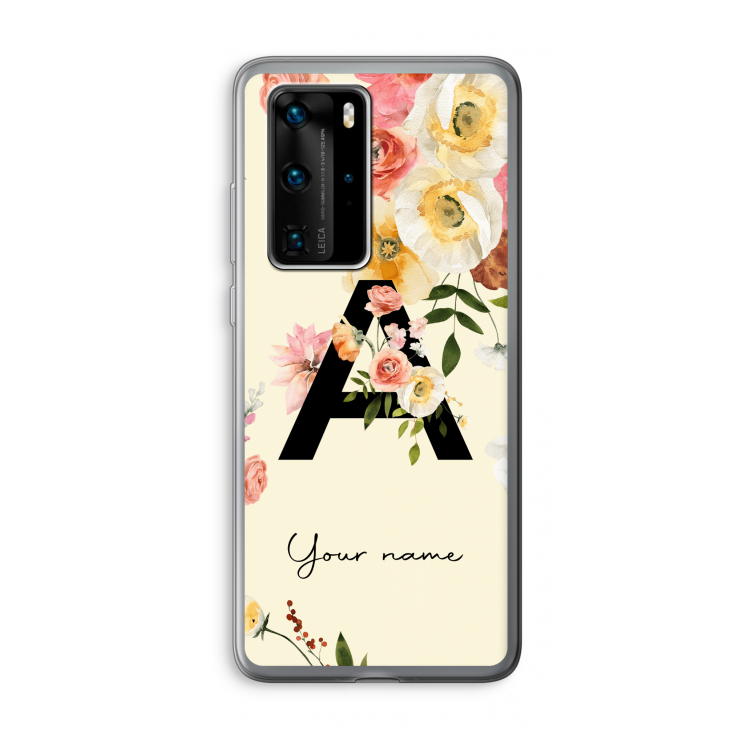 Flirty Flowers Monogram