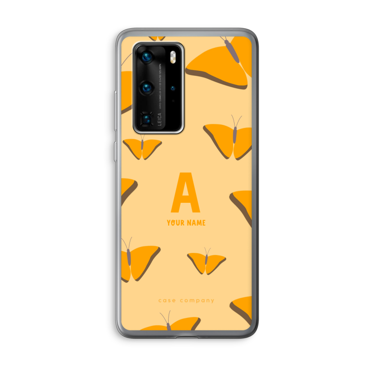 Amber Butterflies Monogram