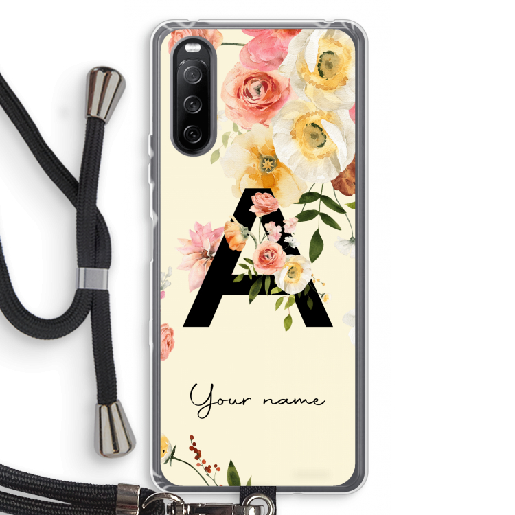 Flirty Flowers Monogram