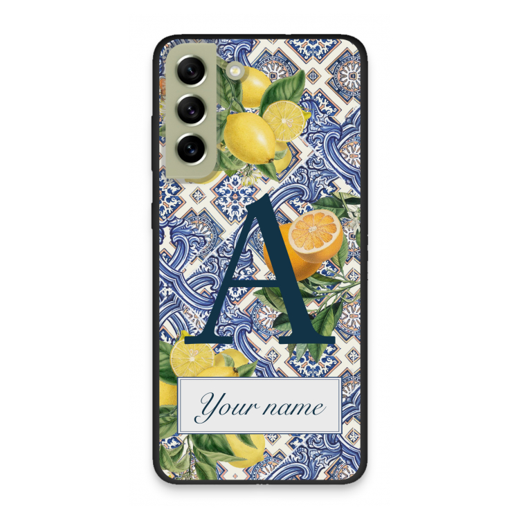 Monogram Blue tiles