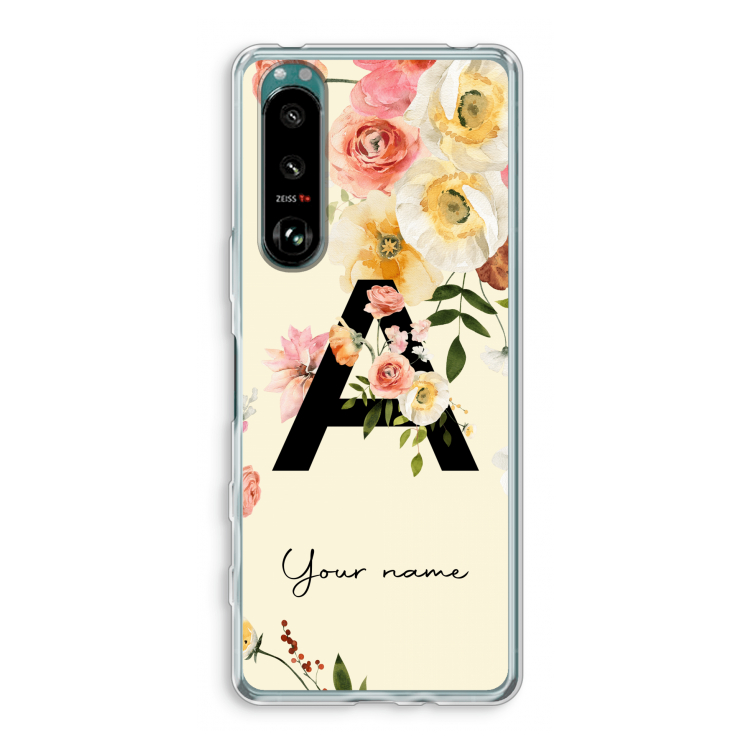 Flirty Flowers Monogram