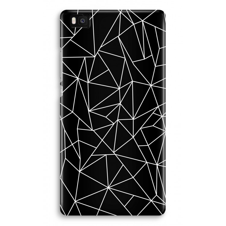 Geometric lines white