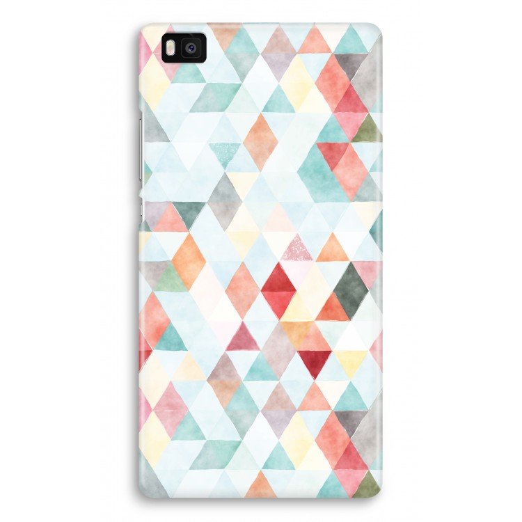 Coloured triangles pastel