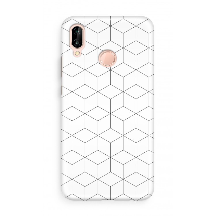 Cubes black and white