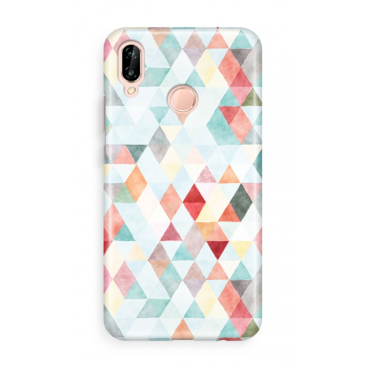 Coloured triangles pastel