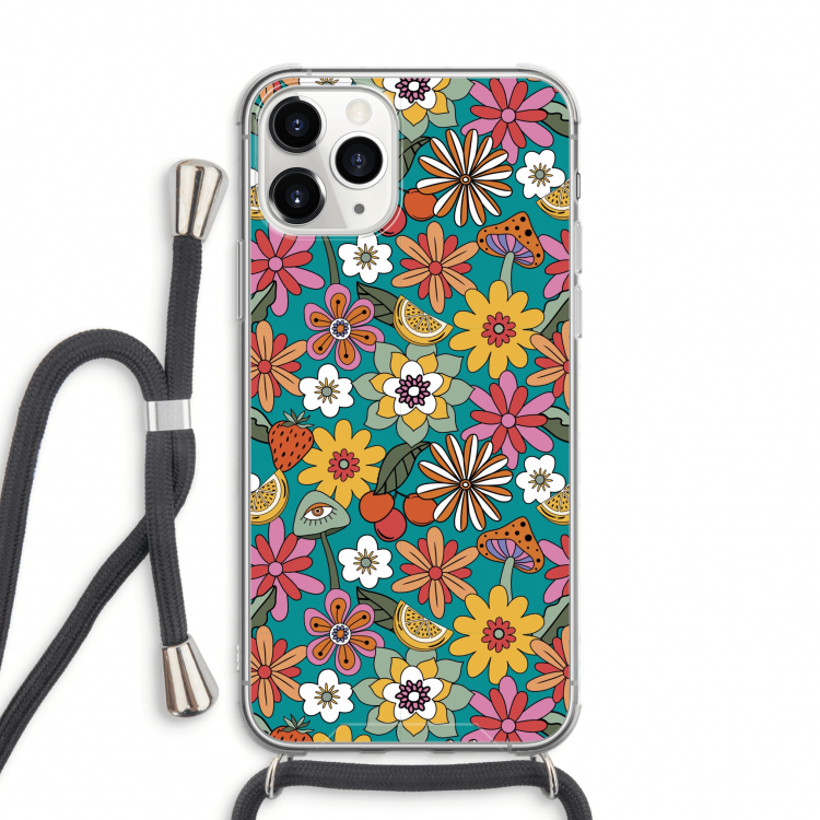 Retro Flowers N°2 - Blue