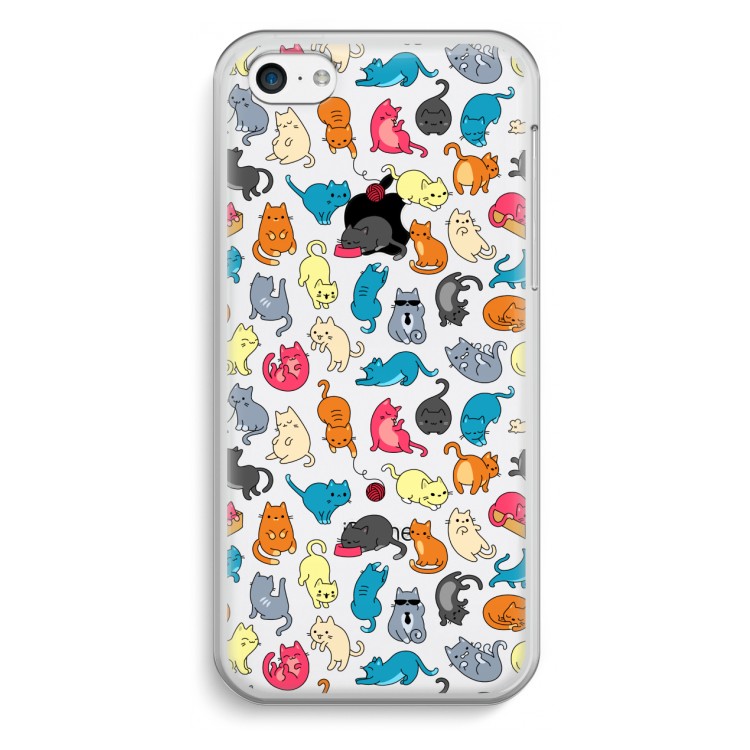 Colourful cats